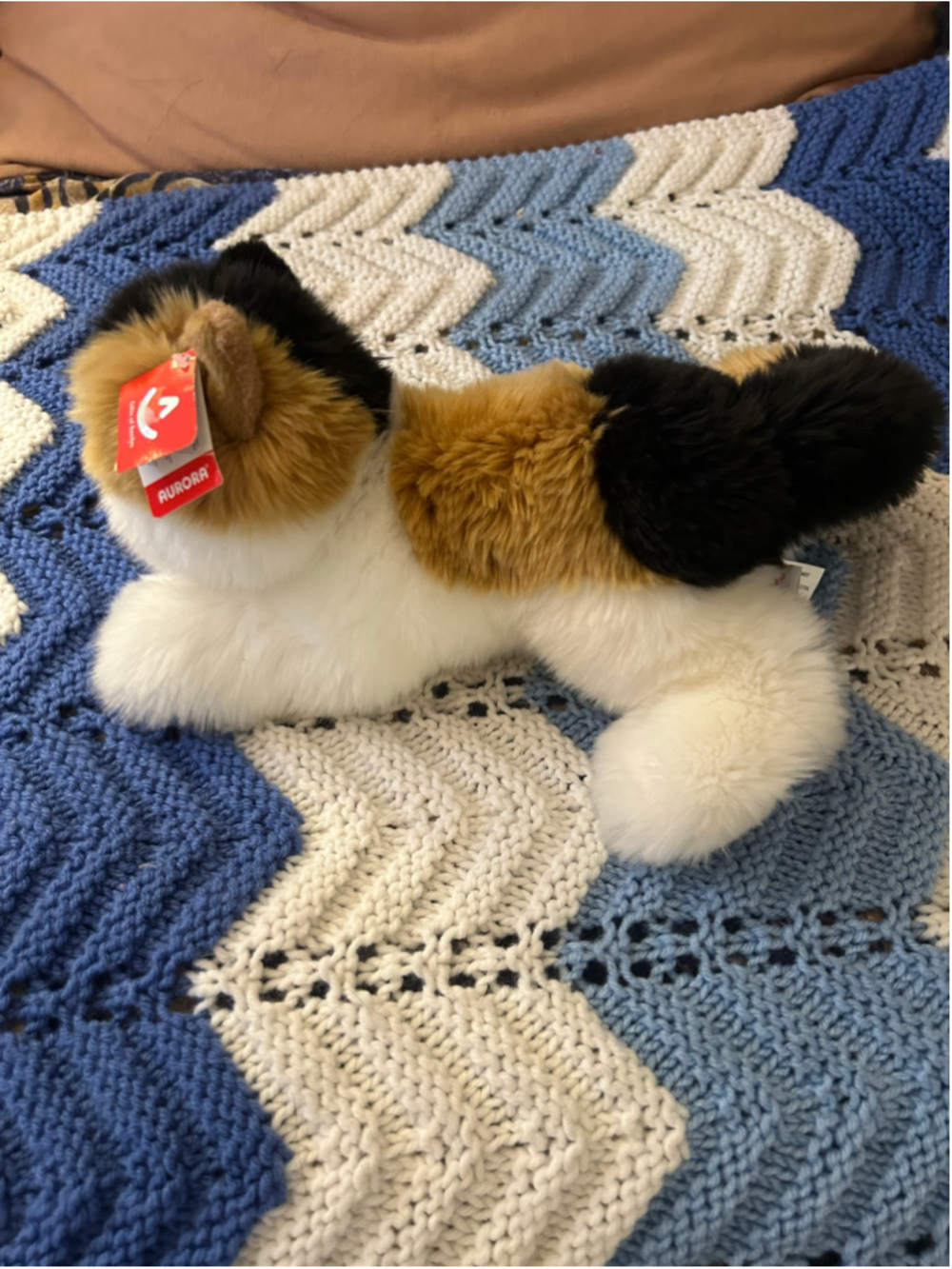 Aurora Esmeralda Calico Cat Flopsie Plush 16” NWT Retired Style